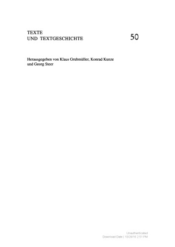 Der deutsche ›Macer‹ (Vulgatfassung) – Mit einem Abdruck des lateinischen Macer Floridus ›De viribus herbarum‹