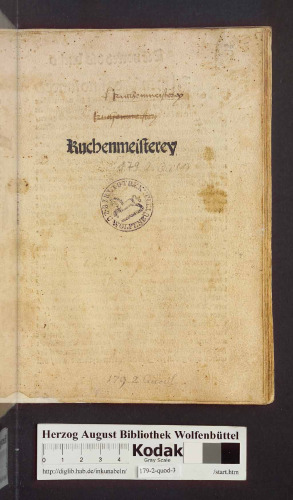 Küchenmeisterey