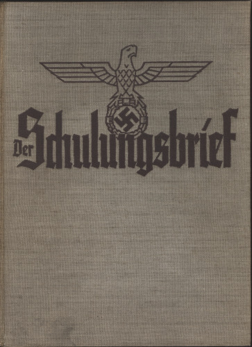 NSDAP Schulungsbrief Sammelmappe