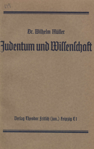 Judentum und Wissenschaft