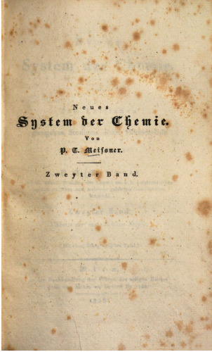 Neues System der Chemie ; zum Leitfaden eines geregelten Studiums dieser Wissenschaft