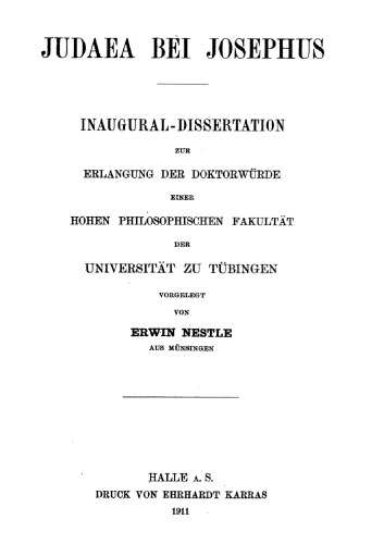 Judaea bei Josephus