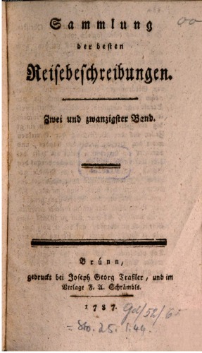 Sammlung der besten Reisebeschreibungen