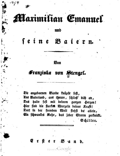 Maximilian Emanuel und seine Baiern
