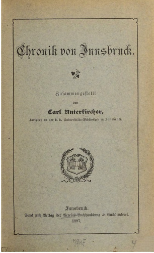 Chronik von Innsbruck