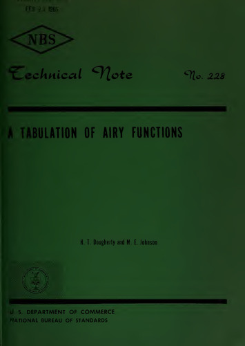 A TABULATION OF AIRY FUNCTIONS