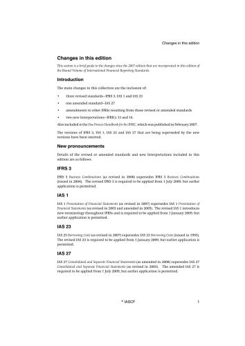 International Financial Reporting Standards (IFRSs®) 2008