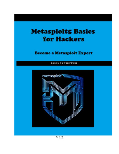 Metasploit Basics for Hackers - Become a Metasploit Expert