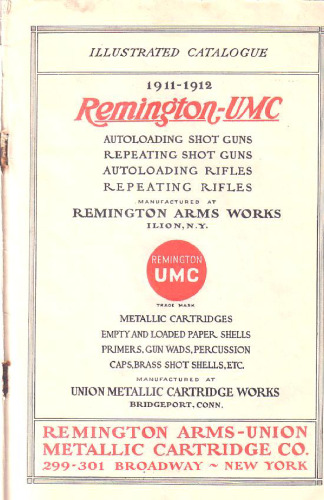 Remington UMC Catalogue - 1911-1912