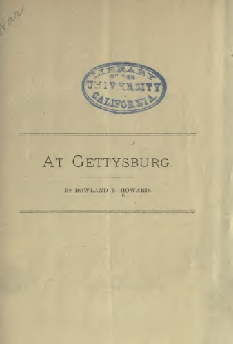At Gettysburg
