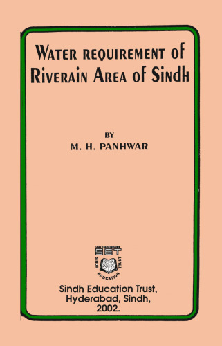 Water Requirement Of Riverain Area Of Sindh