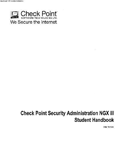 Security Administration III NGX