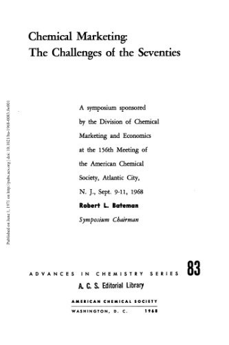 Chemical Markerin the Challenges of the Seventies