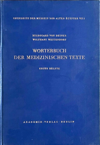 Wörterbuch der medizinischen Texte