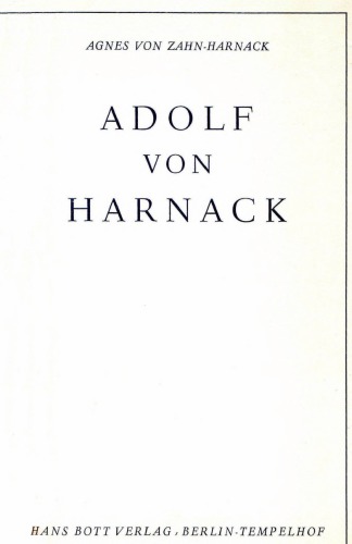 Adolf von Harnack