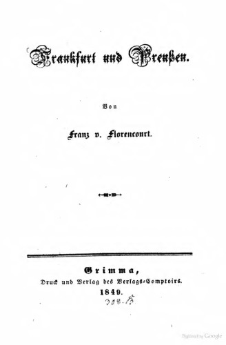 Frankfurt und Preußen