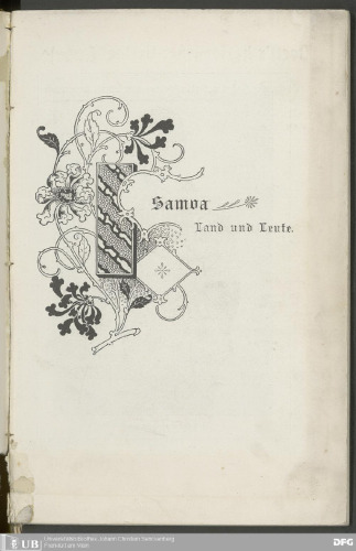 Samoa ; Land und Leute
