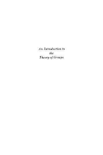 Introduction to group theory