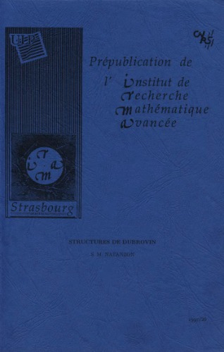 Structures de Dubrovin