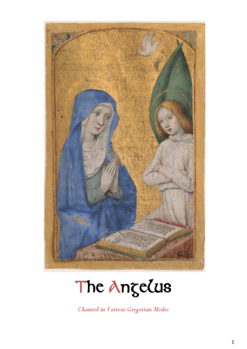 Angelus Chanted in Various Gregorian Modes