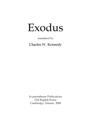 Exodus, translated by Charles W. Kennedy
