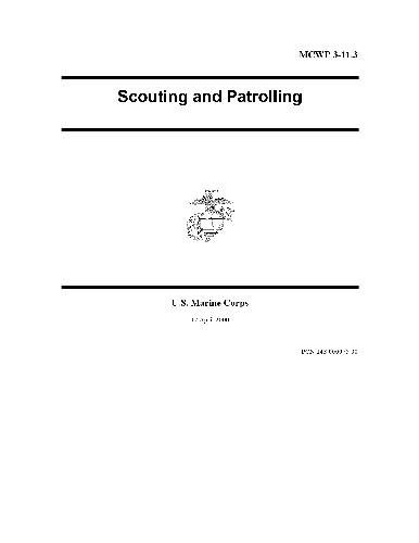 Scouting and Patrolling MCWP 3-11.3