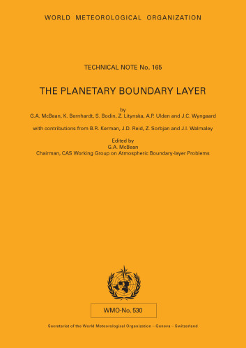 The Planetary Boundary Layer