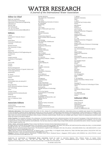 Water Research Volume 45 Issue 9