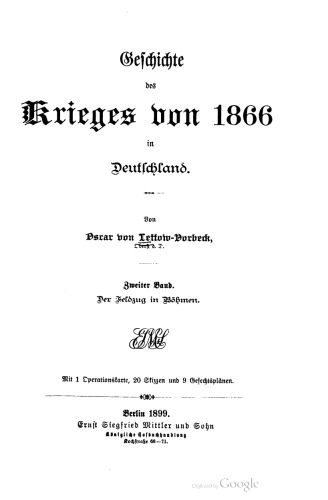 Der Feldzug in Böhmen