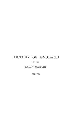 History of England in den eighteenth century