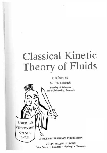 Classical Kinetic Theory of Fluids