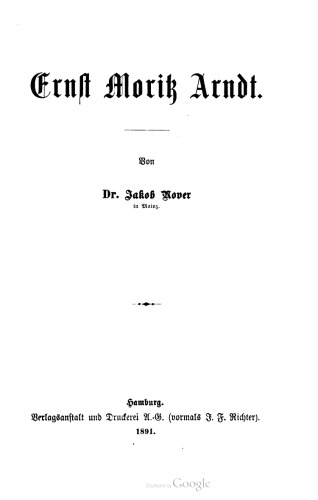 Ernst Moritz Arndt