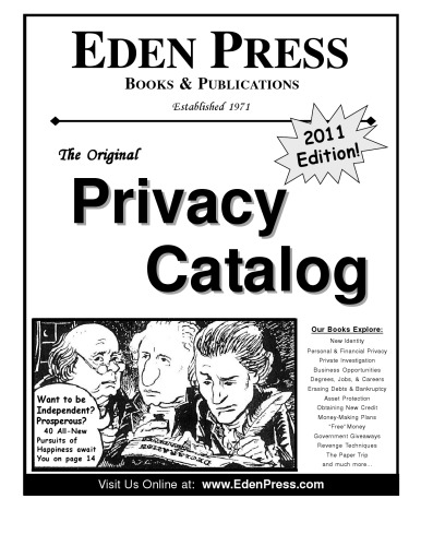 Eden Press Privacy Catalog - 2011 Edition