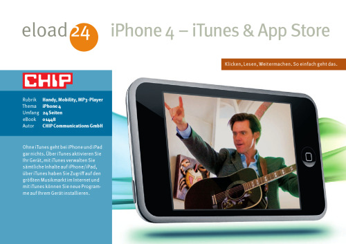 iPhone 4 iTunes und App Store German