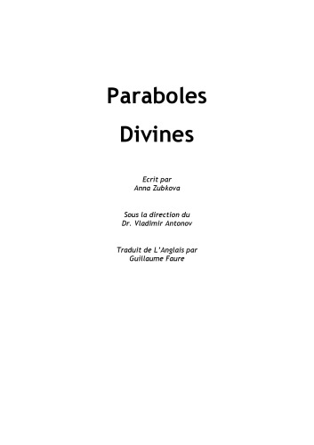 Paraboles divines