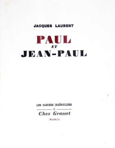Paul et Jean-Paul