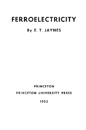 Ferroelectricity