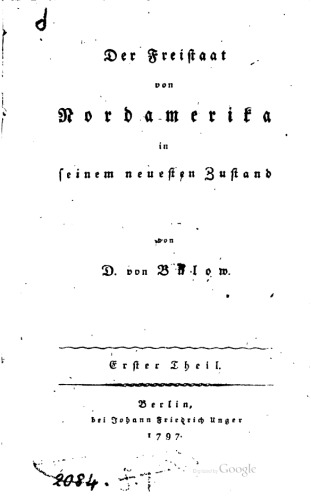Der Freistaat von Nordamerika in seinem neuesten Zustand