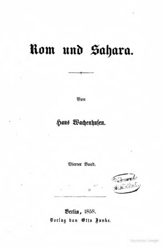 Rom und Sahara