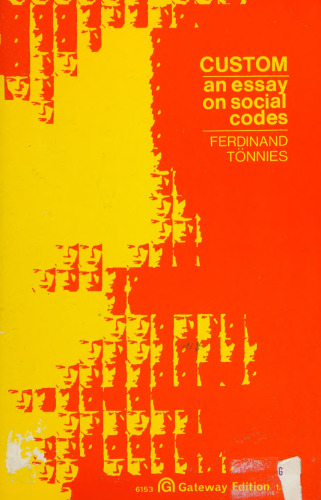 Custom. An Essay on Social Codes