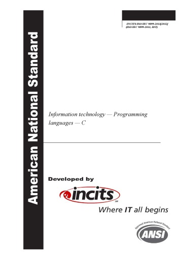 C11 – ISO/IEC 9899:2011