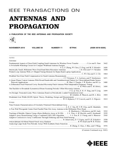 IEEE Transactions on Antennas and Propagation
