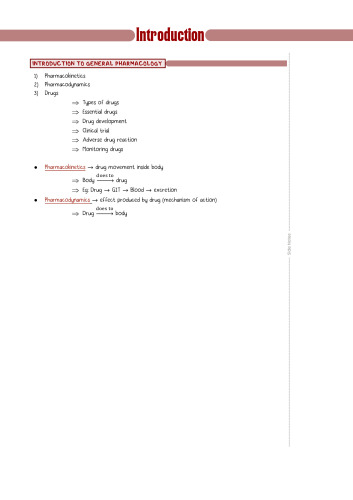 Physics Wallah MedEd Notes Pharmacology