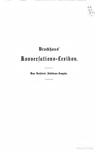 Brockhaus' Konversations-Lexikon