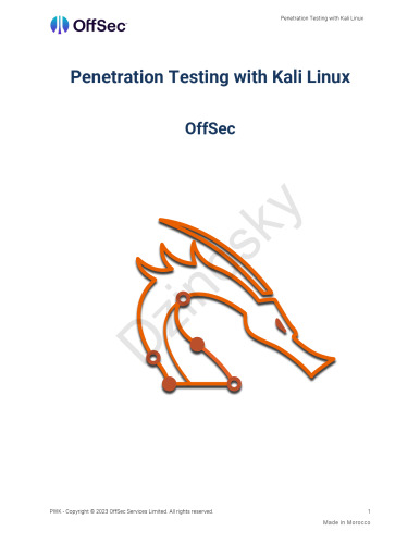 Penetration Testing with Kali Linux - PEN-200 2023