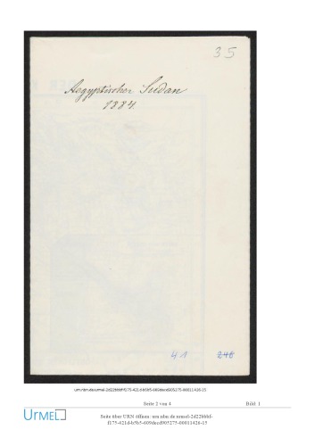 Der Kriegsschauplatz im aegyptischen Sudan 1883 & 1884 Übersichtskarte des aegyptischen Reiches im Februar 1884