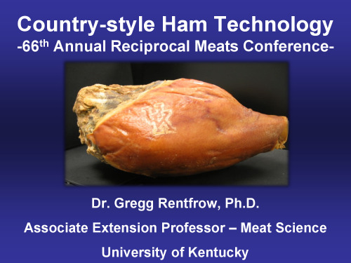 Country-style Ham Technology