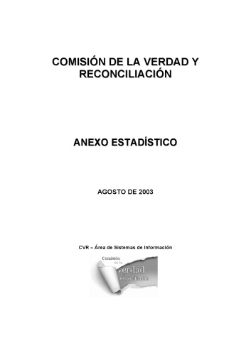 Anexo estadístico