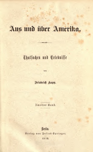 Aus und über Amerika
