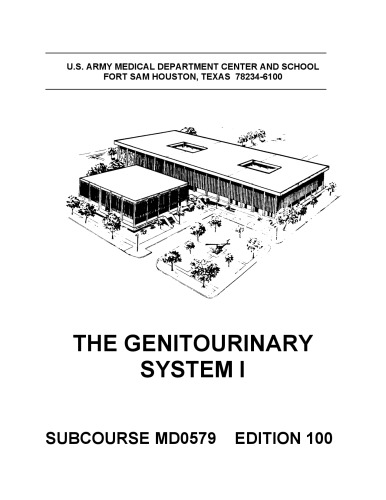 The Genitourinary System I MD0579